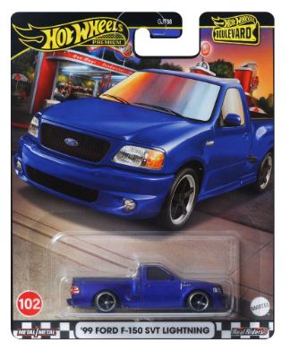 HOT WHEELS BOULEVARD 102 - '99 FORD F-150 SVT LIGHTNING - Toyworld Frankston