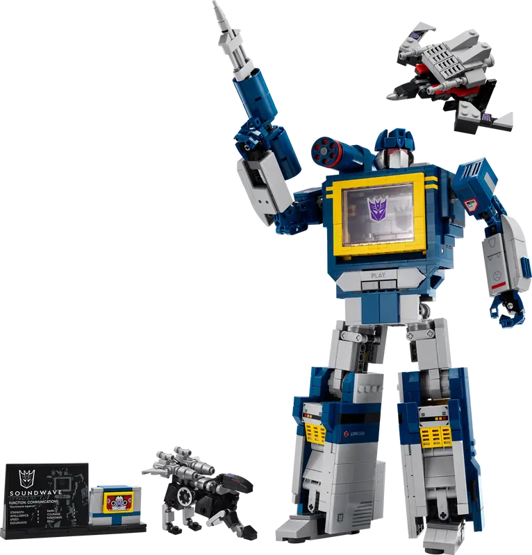 LEGO 10358 ICONS TRANSFORMERS - SOUNDWAVE