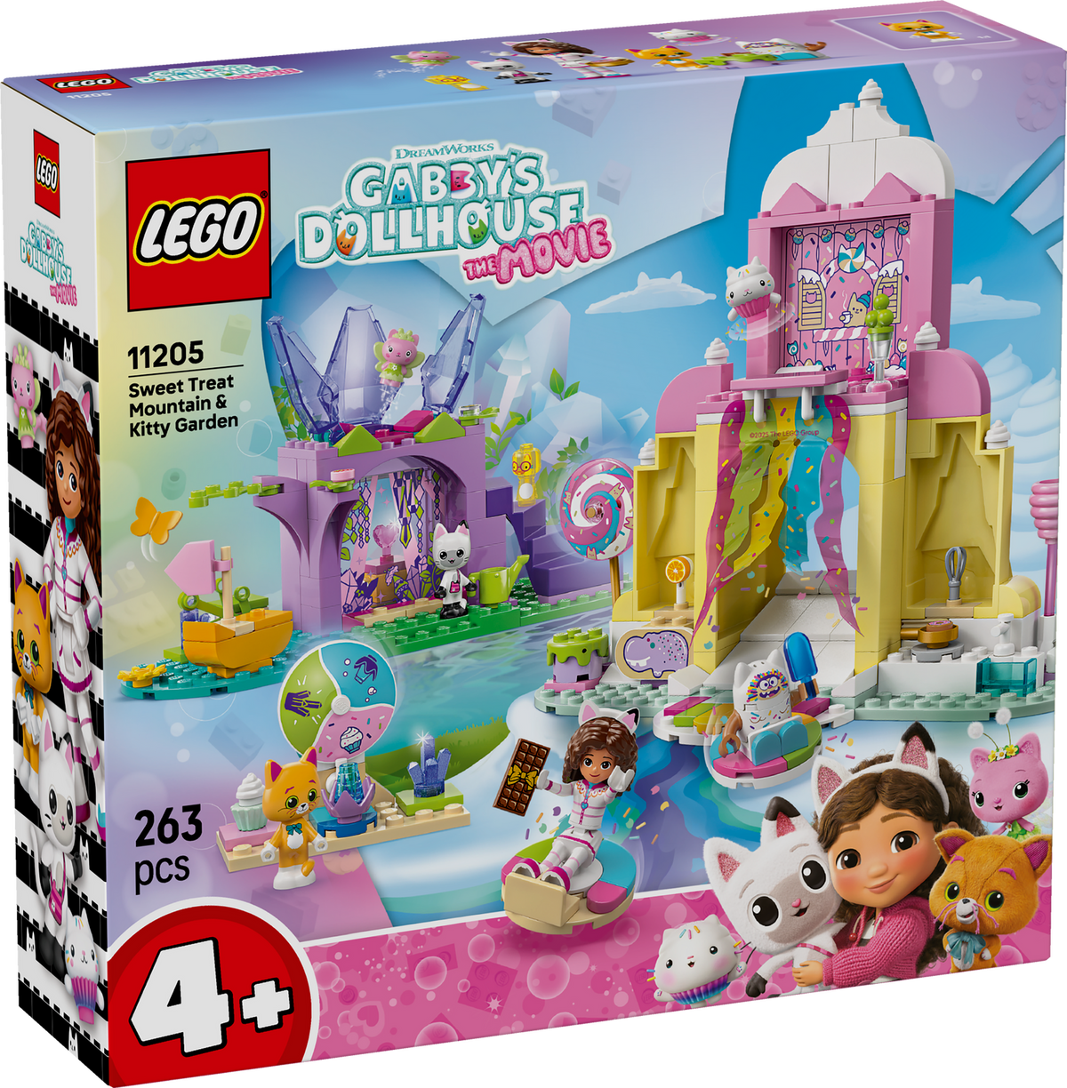 LEGO 11205 GABBY'S DOLL HOUSE THE MOVIE - SWEET TREAT MOUNTAIN  AND KITTY MOUNTAIN - Toyworld Frankston