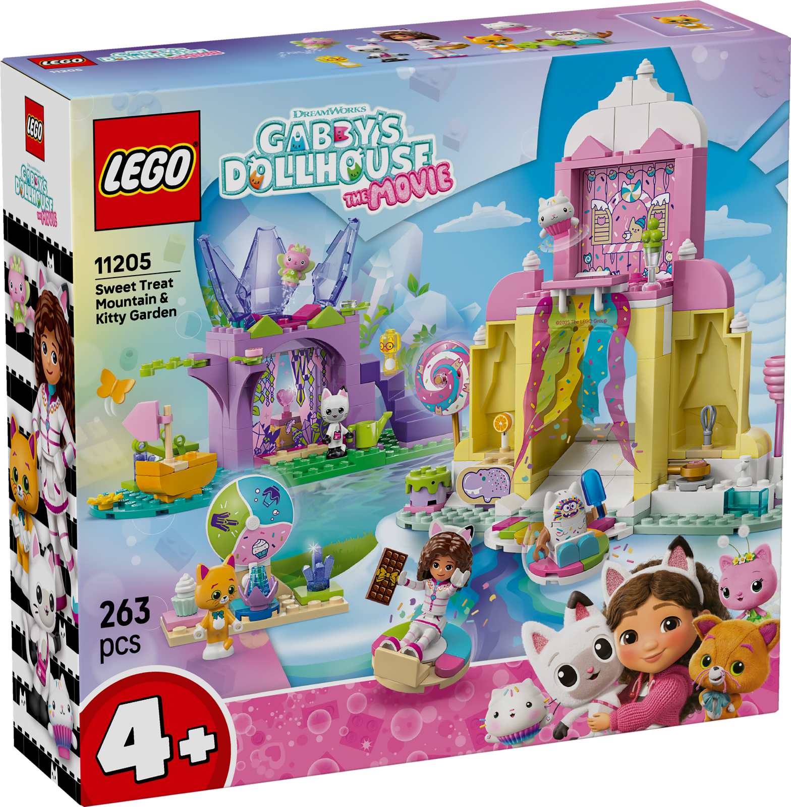 LEGO 11205 GABBY'S DOLL HOUSE THE MOVIE - SWEET TREAT MOUNTAIN  AND KITTY MOUNTAIN - Toyworld Frankston