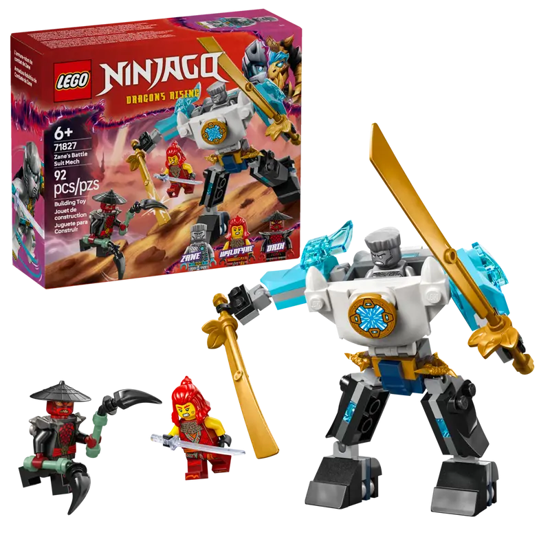 LEGO NINJAGO 71827 ZANE'S BATTLE SUIT MECH - Toyworld Frankston