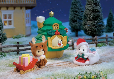 SYLVANIAN FAMILIES - BABY SANTAS CHRISTMAS TREE HOUSE