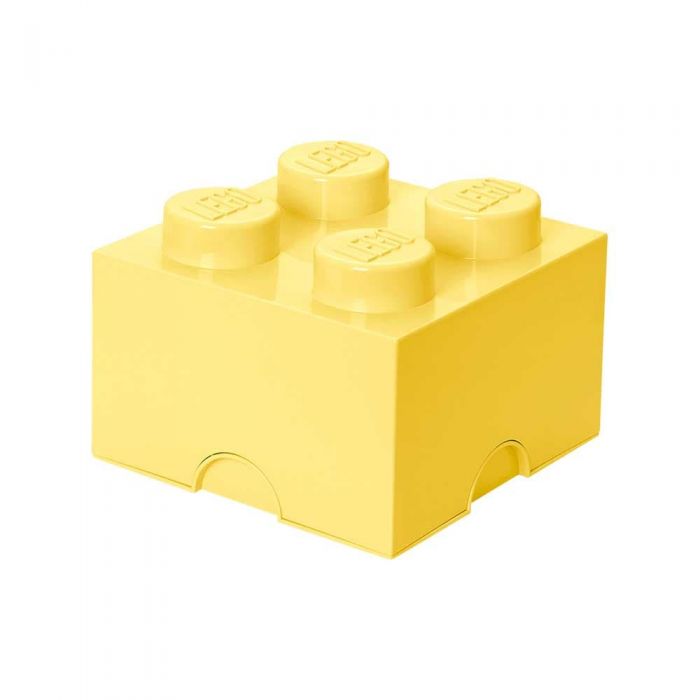 LEGO STORAGE BRICK 4 YELLOW