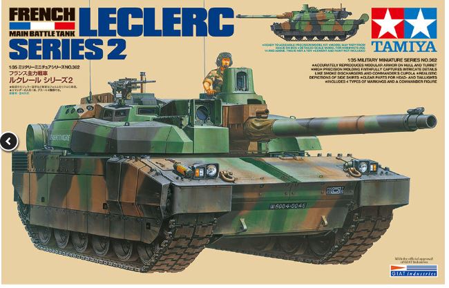 TAMIYA 1/35 FRENCH BATTLE TANK LECLERC SERIES 2 - Toyworld Frankston