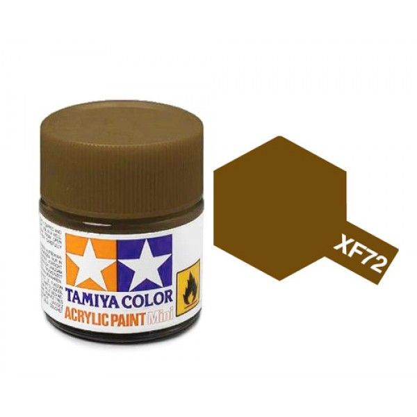 TAMIYA ACRYLIC PAINT MINI XF-72 BROWN