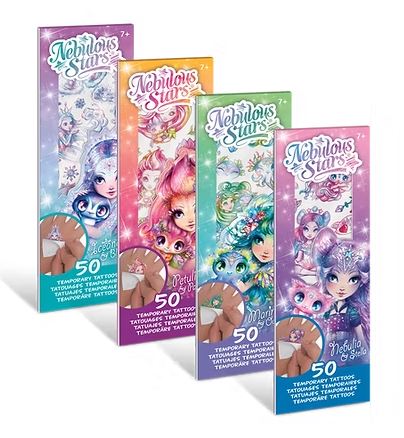 NEBULOUS STARS - TEMPORARY TATTOO MINI PAD ASSORTED