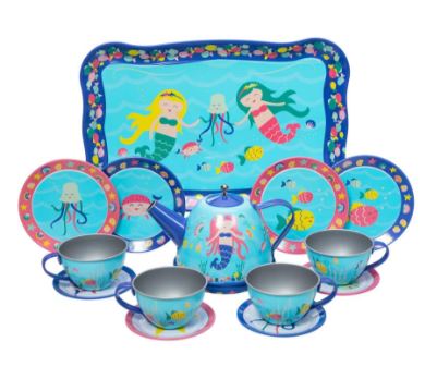 SCHYLLING - MERMAID TIN TEA SET - Toyworld Frankston