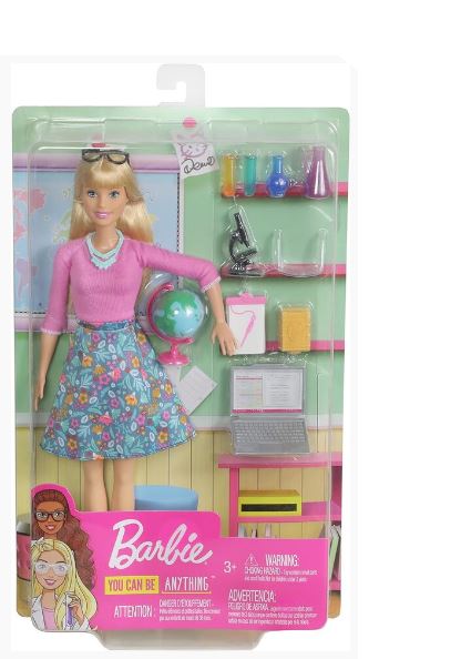 BARBIE YOU CAN BE ANYTHING FASHION DOLL - TEACHER - Toyworld Frankston