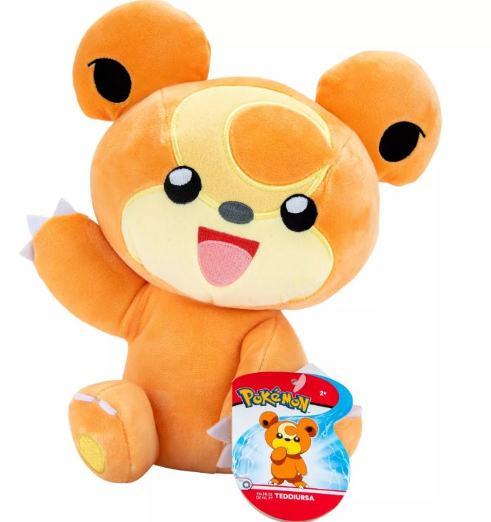 POKEMON 8' PLUSH - TEDDIURSA - Toyworld Frankston