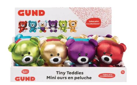 BEAR: TINY TEDDIES METALLIC BLING - Toyworld Frankston