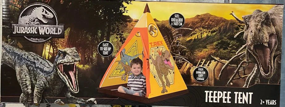 JURASSIC WORLD TEEPEE TENT - Toyworld Frankston