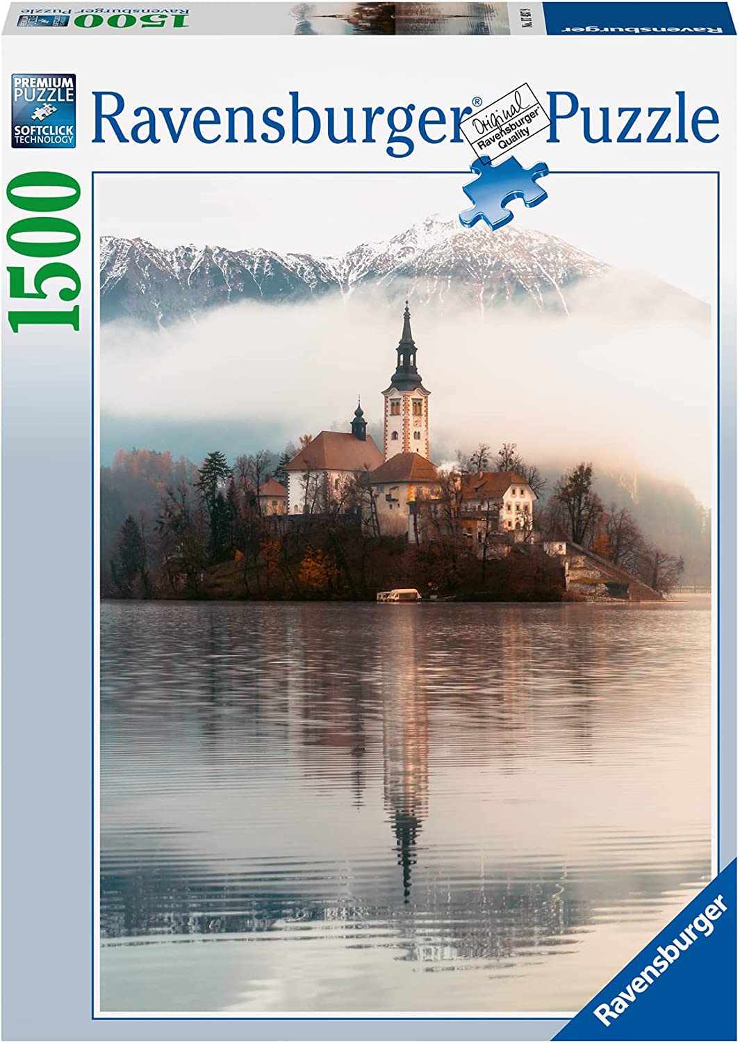 RAVENSBURGER 17437 9 THE ISLAND OF WISHES BLED, SLOVENIA 1000 PIECE PUZZLE - Toyworld Frankston