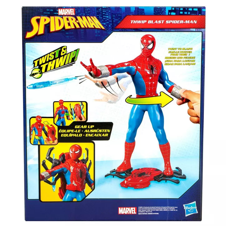 MARVEL - SPIDERMAN ACTION FIGURE - THWIP BLAST SPIDERMAN