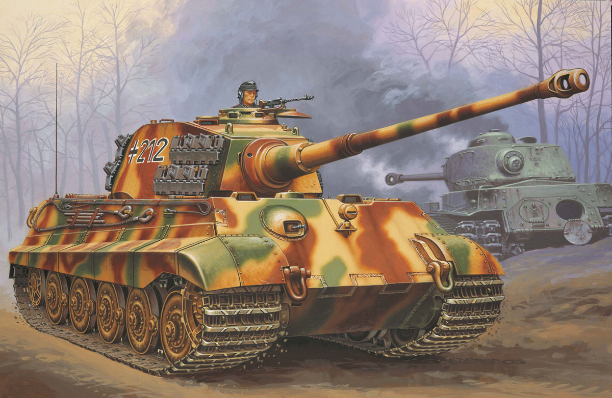 REVELL STARTER KIT 1/72 MODEL SET TIGER II AUSF. B