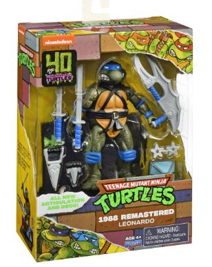 Playmates Teenage Mutant Ninja Turtles 1988 Remastered Set Of 4