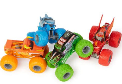 MONSTER JAM 1:64 TOUGH TREADS 4 PACK