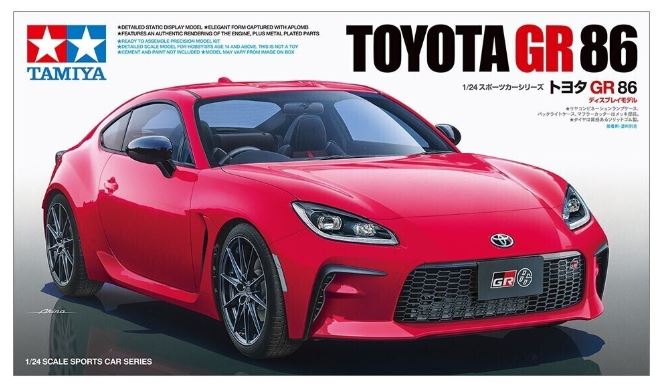 TAMIYA 1/24 TOYOTA GR86 MODEL KIT - Toyworld Frankston