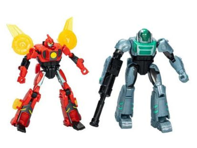 TRANSFORMERS EARTHSPARK - TERRAN TWITCH AND ROBBY MALTO CYBER COMBINER - Toyworld Frankston