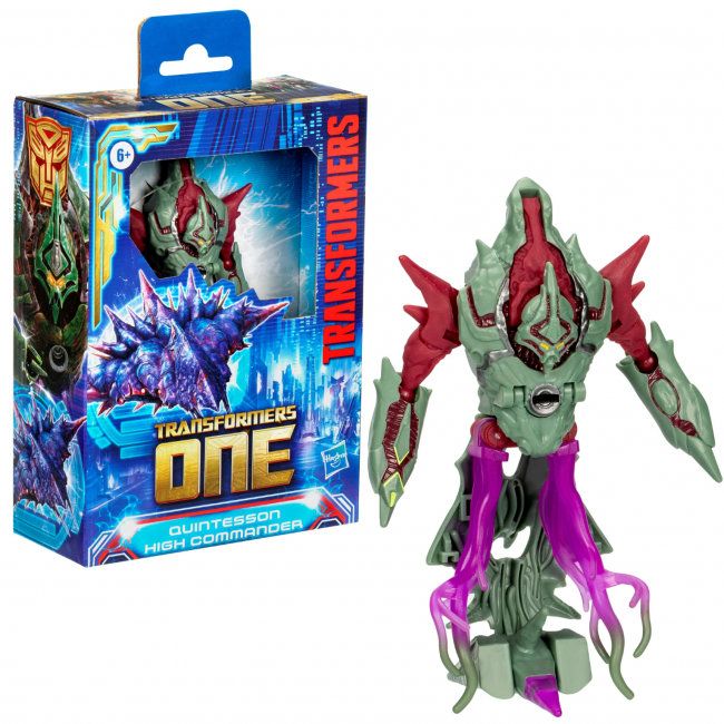 TRANSFORMERS - TRANSFORMERS ONE QUINTESSON HIGH COMMANDER FIGURE - Toyworld Frankston