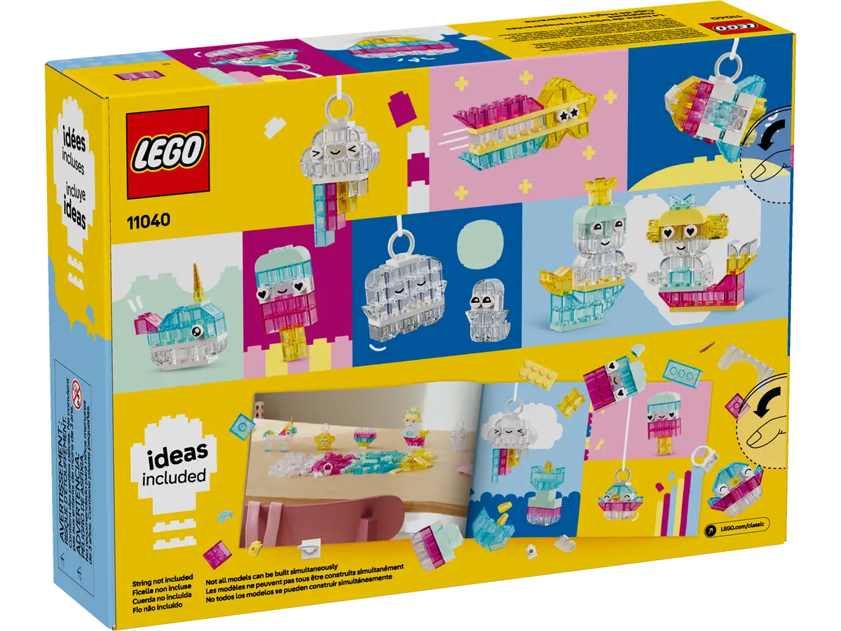 LEGO CLASSIC 11040 MAGICAL TRANSPARENT BOX