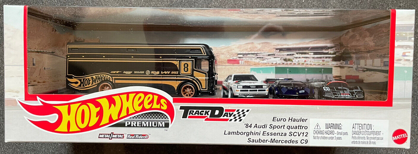 HOT WHEELS PREMIUM - TRACK DAY DIORAMA - Toyworld Frankston