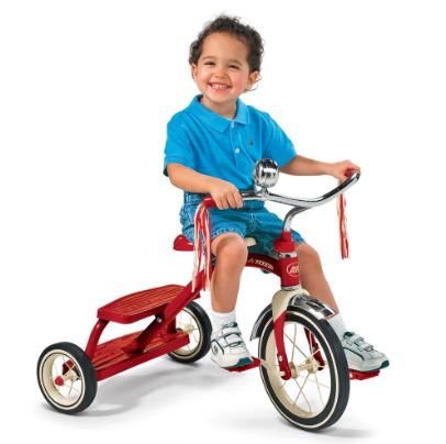 RADIO FLYER CLASSIC RED DUAL DECK TRICYCLE
