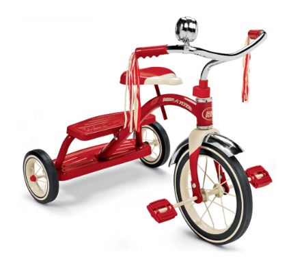 RADIO FLYER CLASSIC RED DUAL DECK TRICYCLE