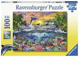 RAVENSBURGER TROPICAL PARADISE 100PC PUZZLE - Toyworld Frankston