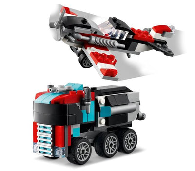 LEGO 31146 FLATBED TRUCK WITH HELICOPTER - Toyworld Frankston