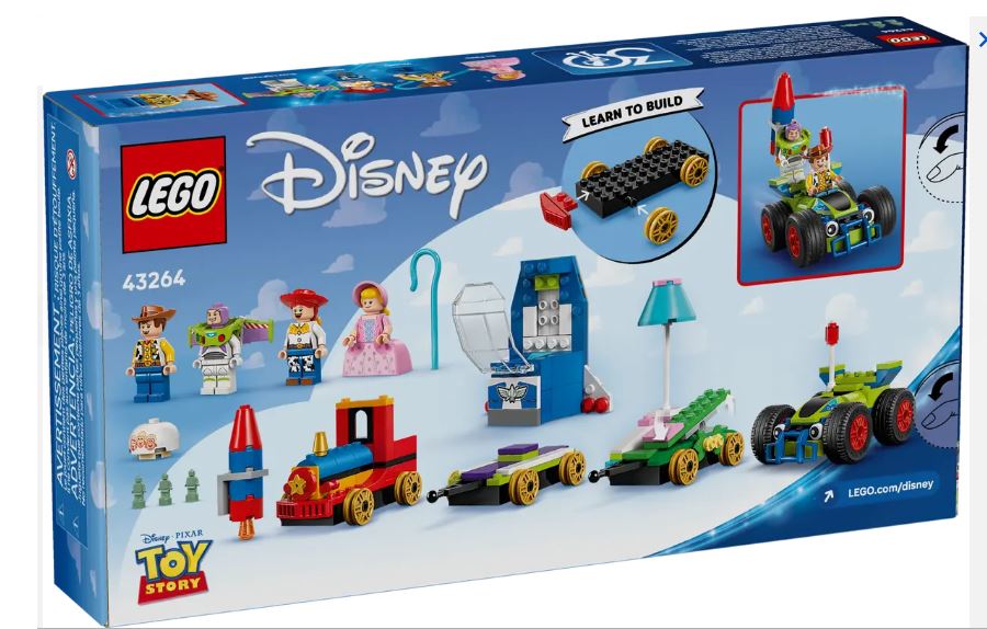 LEGO 43264 DISNEY - TOY STORY CELEBRATION TRAIN AND RC CAR