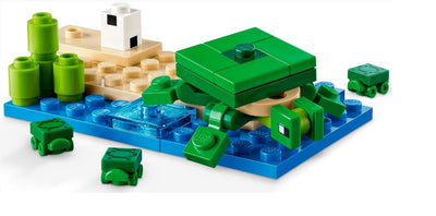LEGO MINECRAFT 21254 THE TURTLE BEACH  HOUSE - Toyworld Frankston