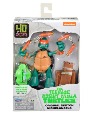 TEENAGE MUTANT NINJA TURTLES - 40TH ANNIVERSARY ORIGINAL SKETCH COMIC BOOK TURTLES 4 PACK - Toyworld Frankston