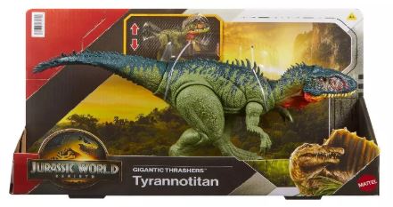 JURASSIC WORLD - GIGANTIC THRASHERS - TYRANNOTITAN - Toyworld Frankston