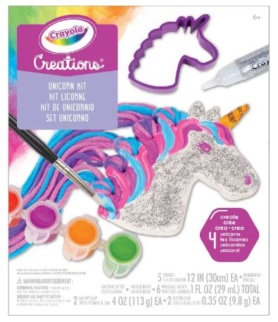 CRAYOLA CREATIONS - UNICORN AIR DRY CLAY KIT - Toyworld Frankston