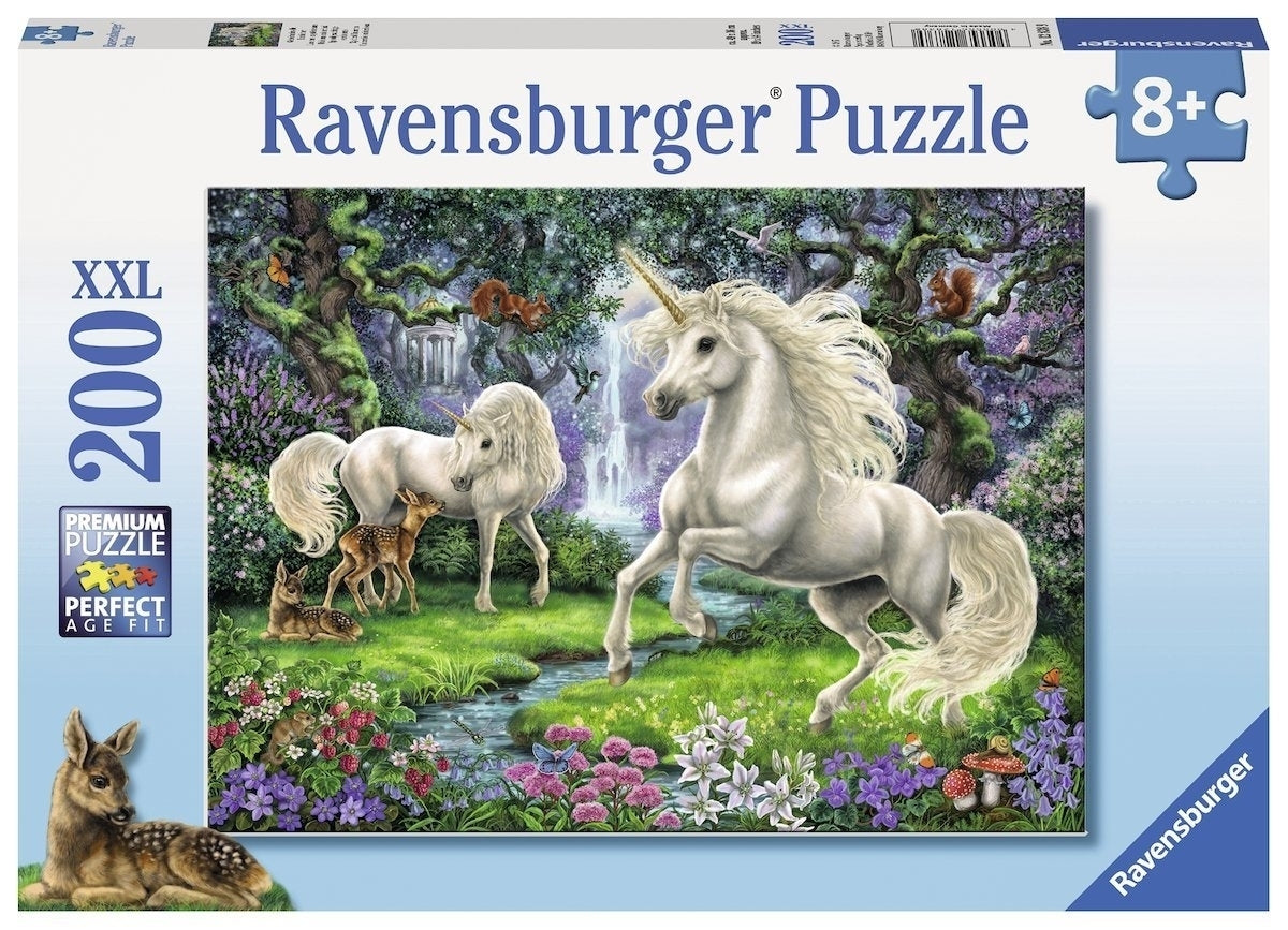 RAVENSBURGER MYSTICAL UNICORNS PUZZLE 200P - Toyworld Frankston