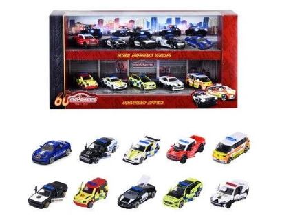MAJORETTE EMERGENCY WORLD 10 PC BOX GIFTPACK - Toyworld Frankston