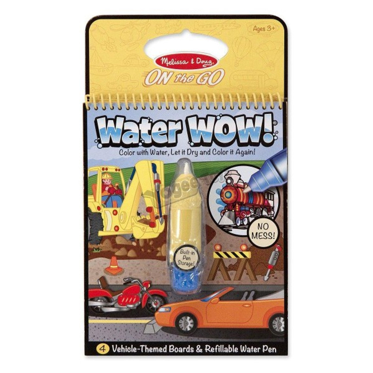 MELISSA AND DOUG WATER WOW - VEHICLES WATER REVEAL PAD
