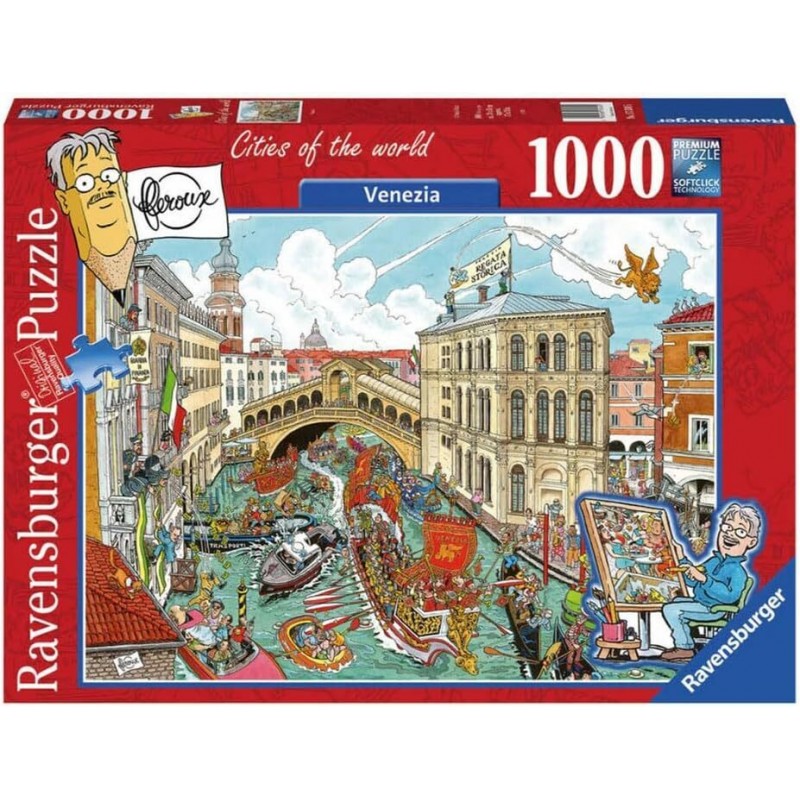 RAVENSBURGER PUZZLE - VENEZIA - CITIES OF THE WORLD COLLECTION 1000 PIECE - Toyworld Frankston