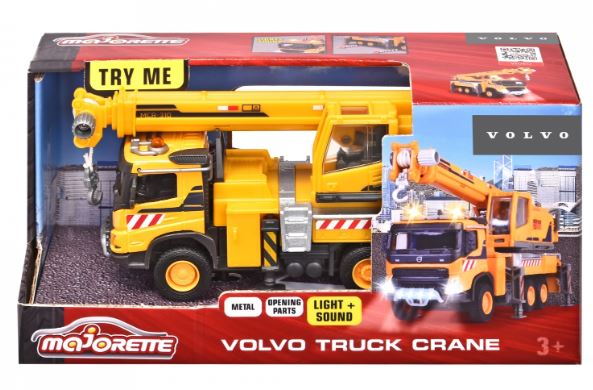 MAJORETTE VOLVO TRUCK CRANE - Toyworld Frankston