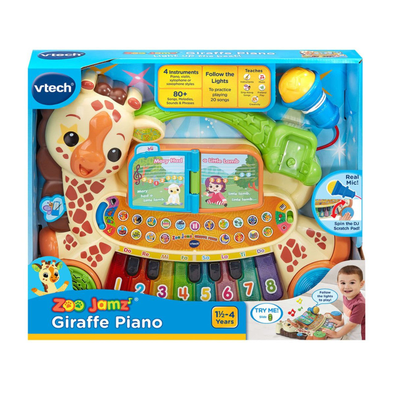 VTECH ZOO JAMZ GIRAFFE PIANO