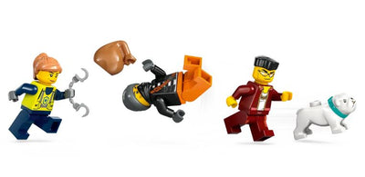 LEGO 60417 - CITY - POLICE SPEEDBOAT AND CROOKS HIDEOUT - Toyworld Frankston