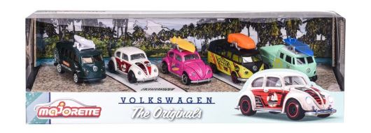 MAJORETTE VOLKSWAGEN THE ORIGINALS 5 PC BOX GIFTPACK - Toyworld Frankston