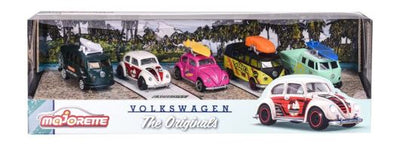 MAJORETTE VOLKSWAGEN THE ORIGINALS 5 PC BOX GIFTPACK - Toyworld Frankston
