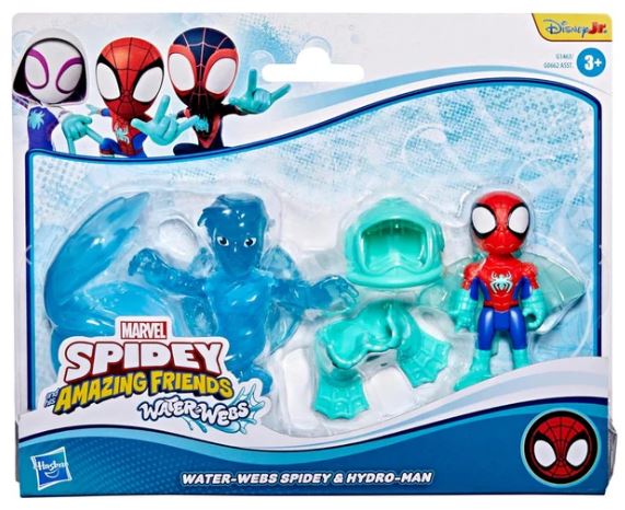 SPIDEY AND FRIENDS - WATER WEB SPIDEY AND HYDRO MAN - Toyworld Frankston