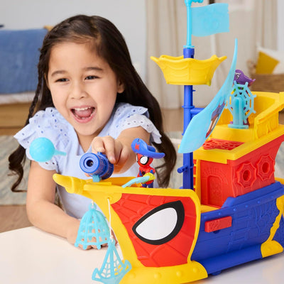 SPIDEY AND FRIENDS WATER WEBS BUBBLE SHIP - Toyworld Frankston