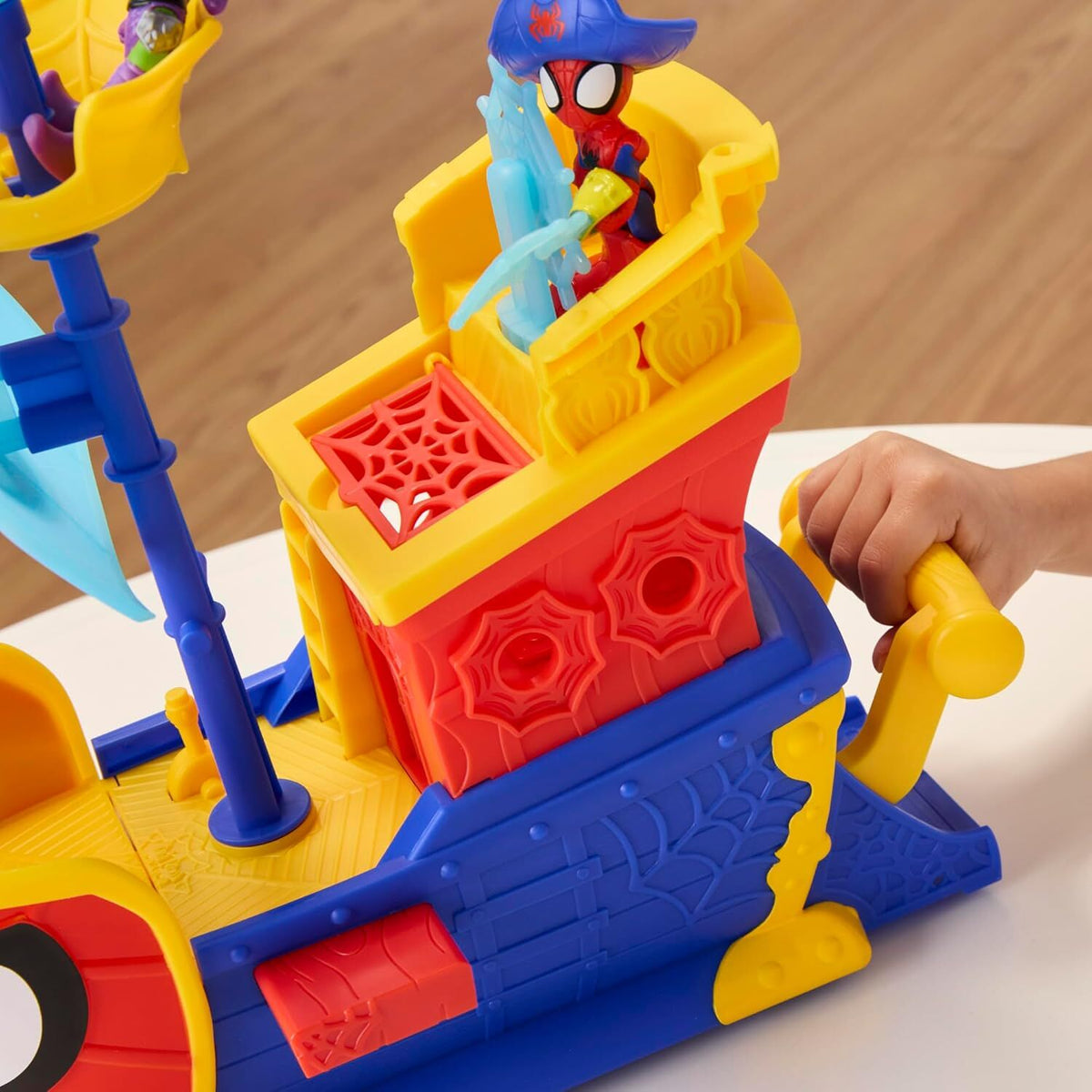 SPIDEY AND FRIENDS WATER WEBS BUBBLE SHIP - Toyworld Frankston