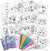 NEBULOUS STARS - WATERCOLOURING BOOK SET - Toyworld Frankston