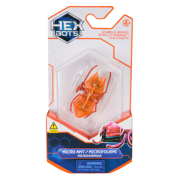 HEX BOTS - MICRO ANT ORANGE - Toyworld Frankston