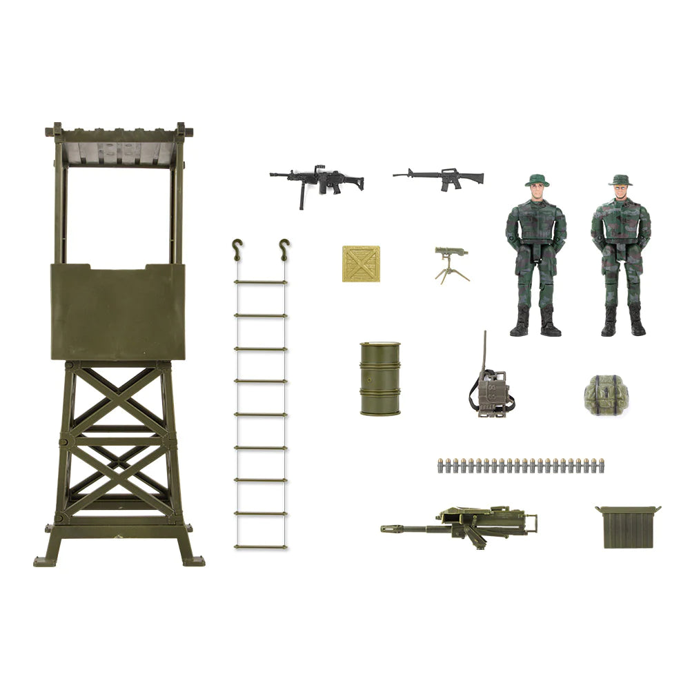 WORLD PEACEKEEPERS 1:18 LOOKOUT TOWER - Toyworld Frankston
