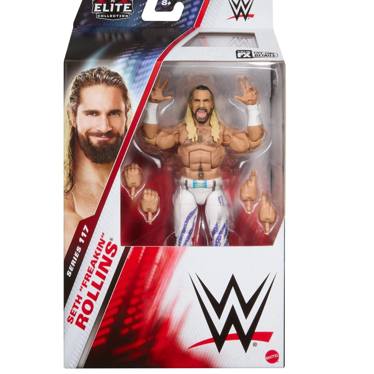 WWE ELITE FIGURE SERIES 117- SETH "FREAKIN" ROLLINS - Toyworld Frankston